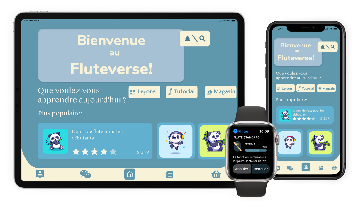 Application de musique Fluteverse par Ryan Vuong