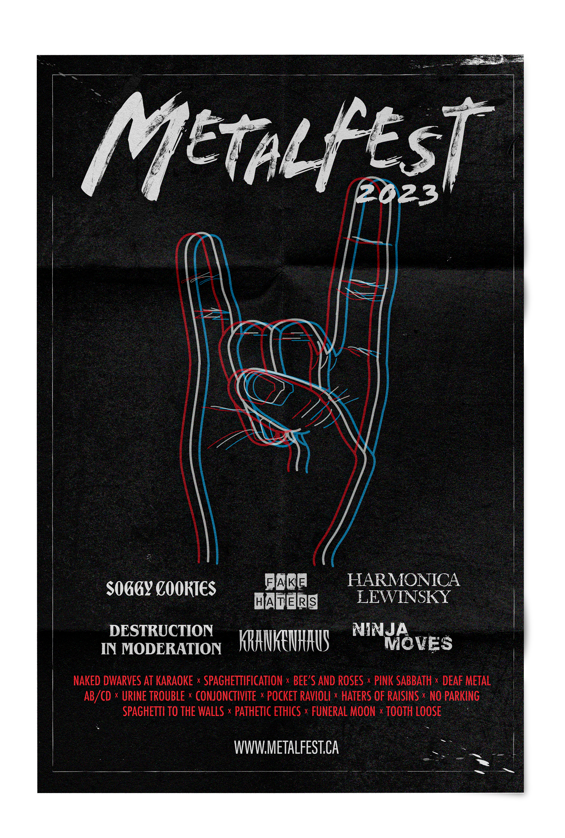 Metalfest 2023 affiche par Isabelle Botelho